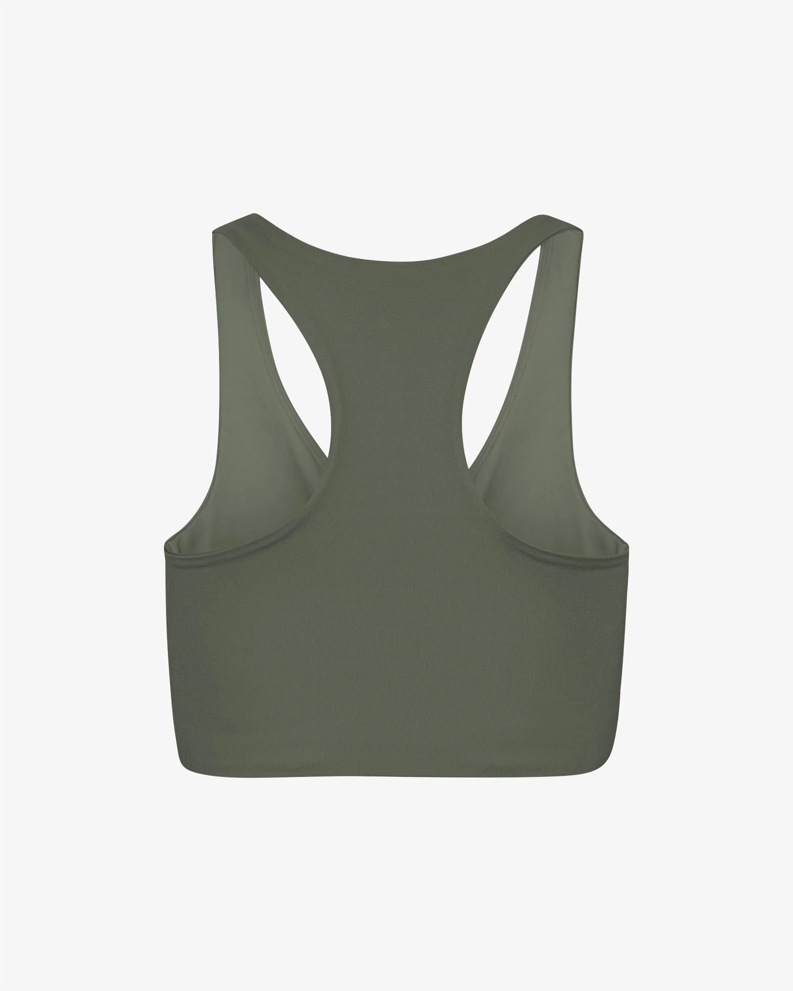Active Cropped Bra - Dusty Olive - Image 6