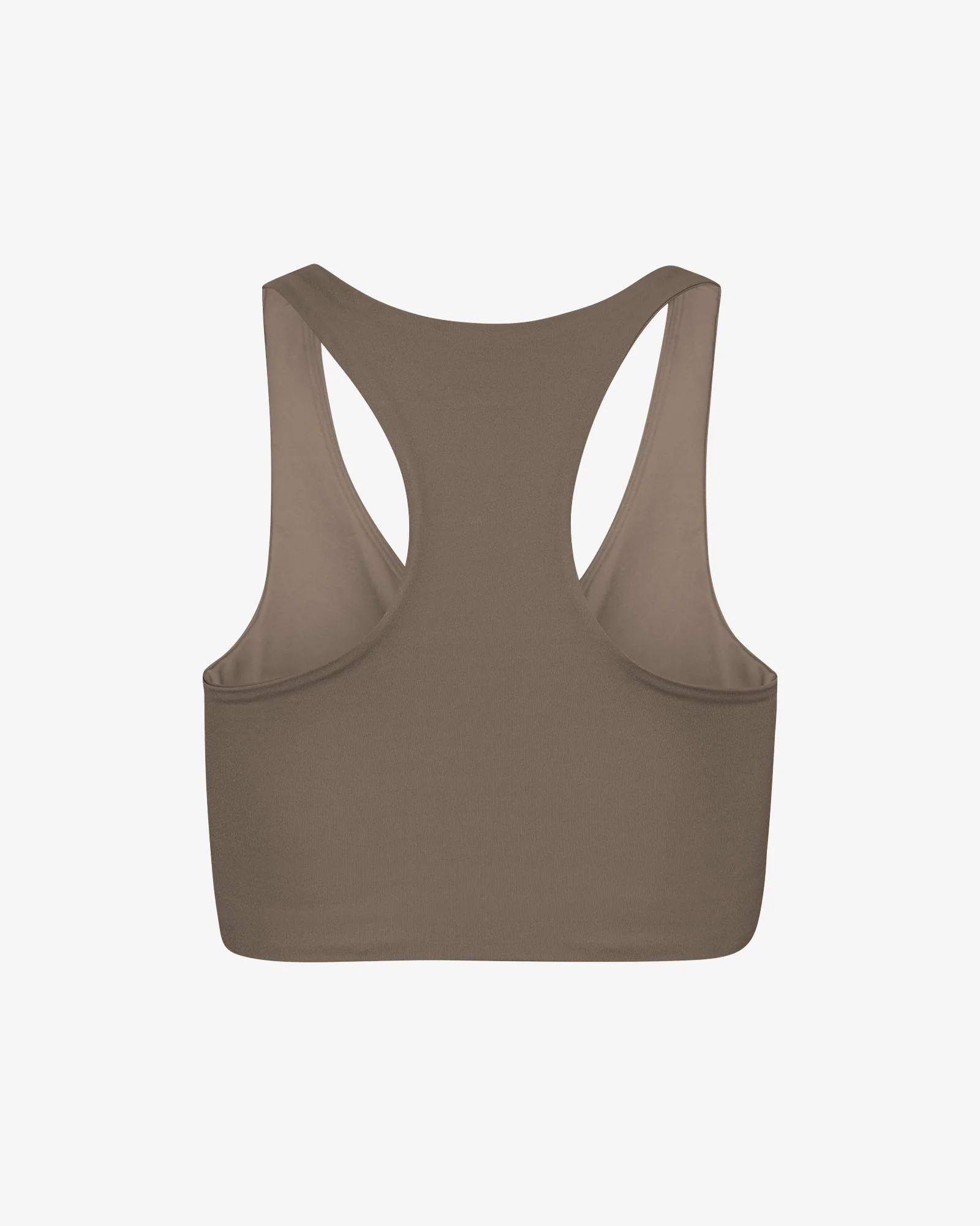 Active Cropped Bra - Warm Taupe - Image 6