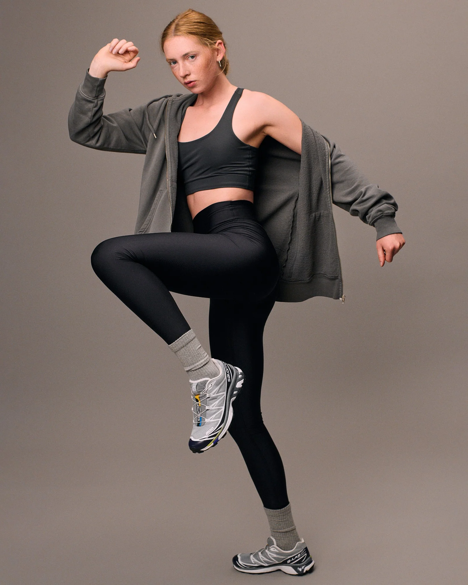 Active High-Rise Legging - Sunny Orange - Image 3