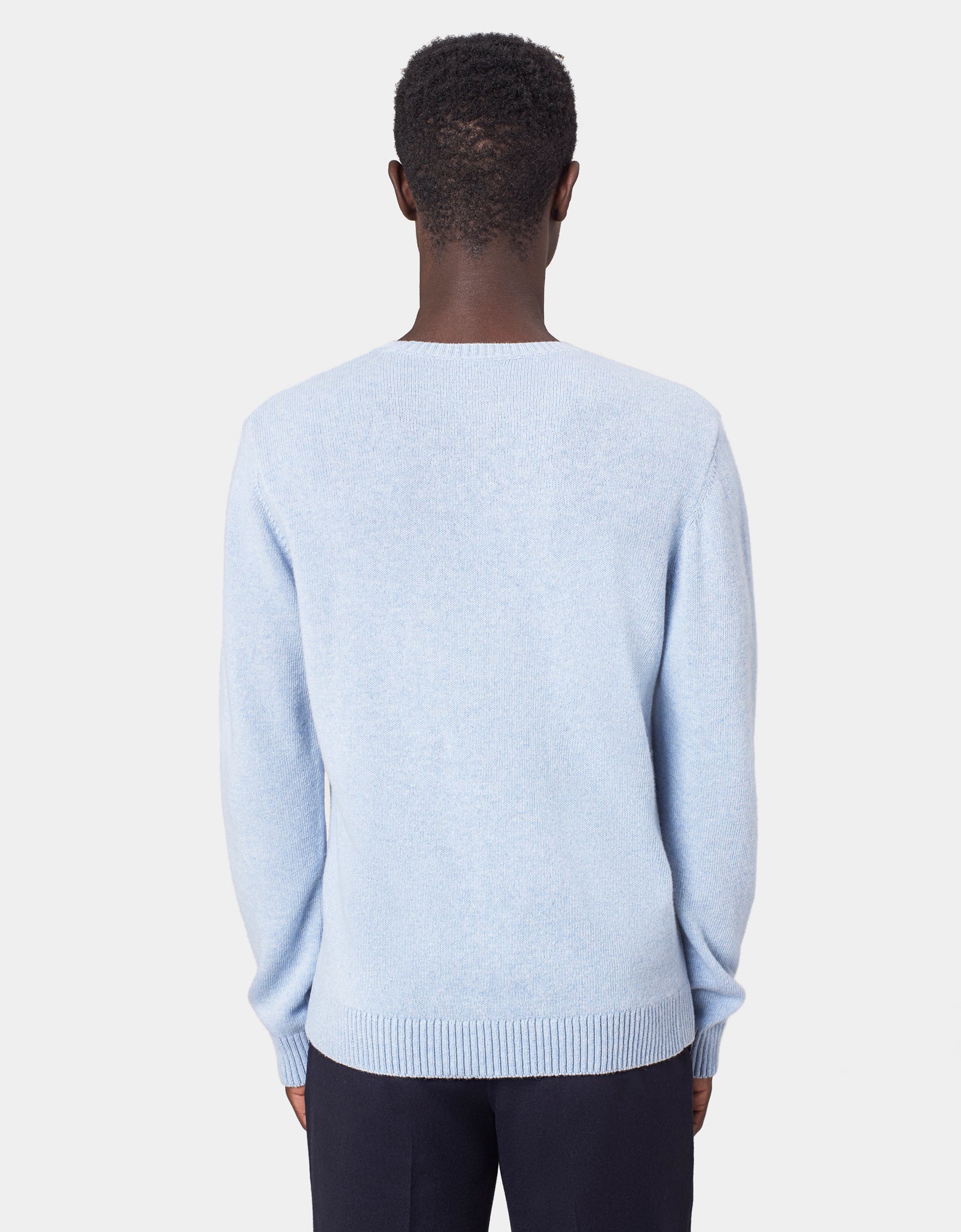 Classic Merino Wool Crew - Warm Taupe - Image 4