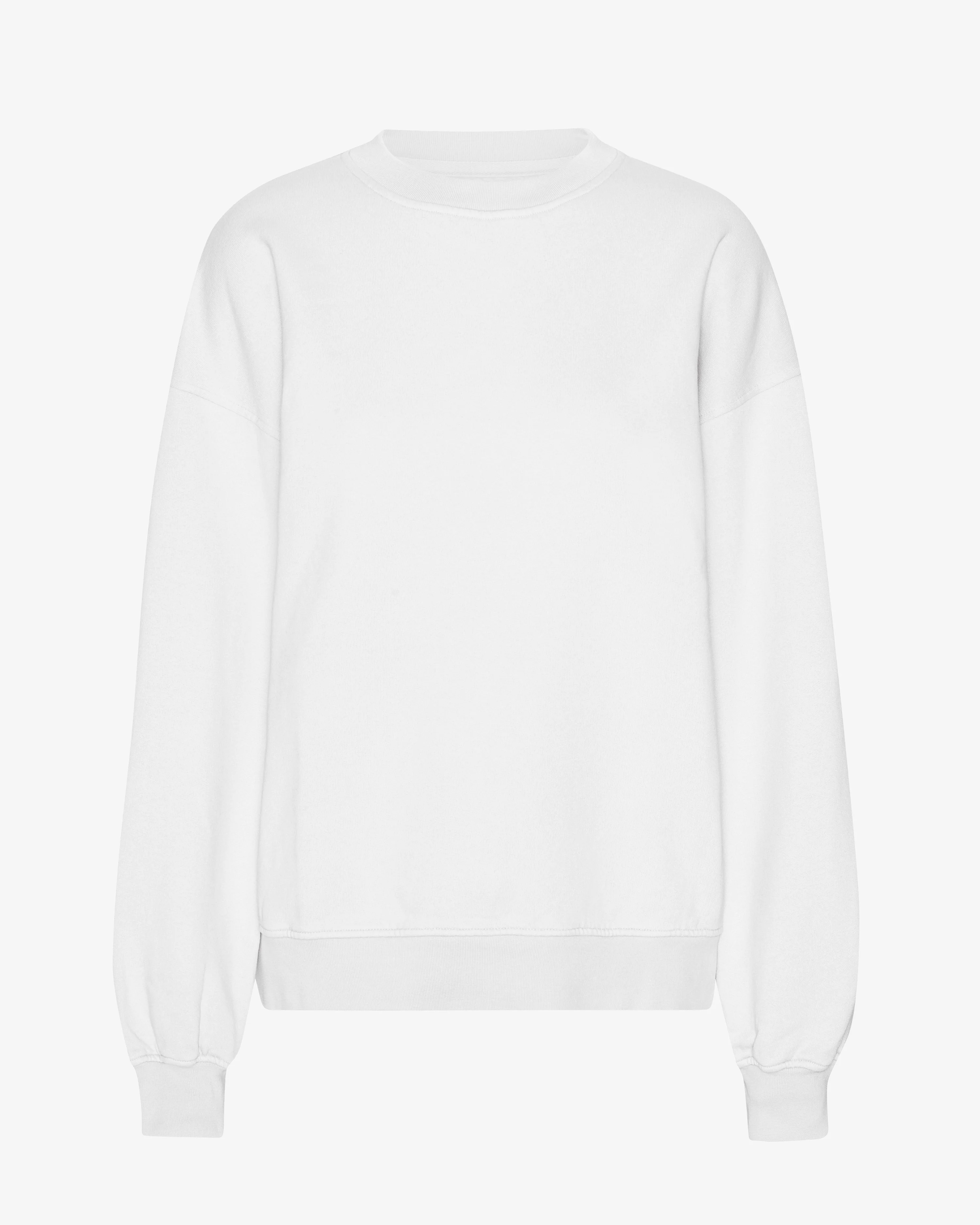 Organic Oversized Crew - Optical White