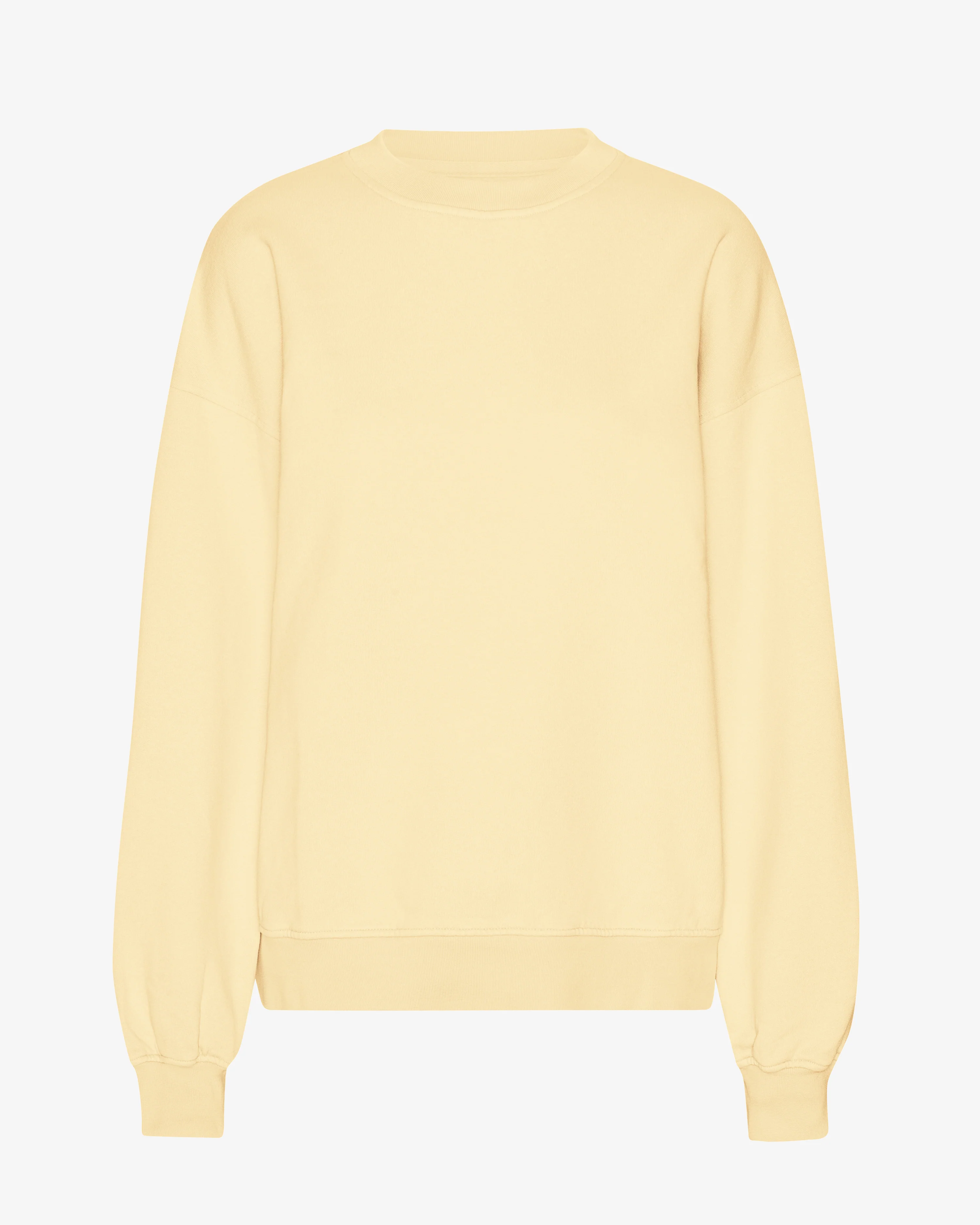 Organic Oversized Crew - Soft Yellow