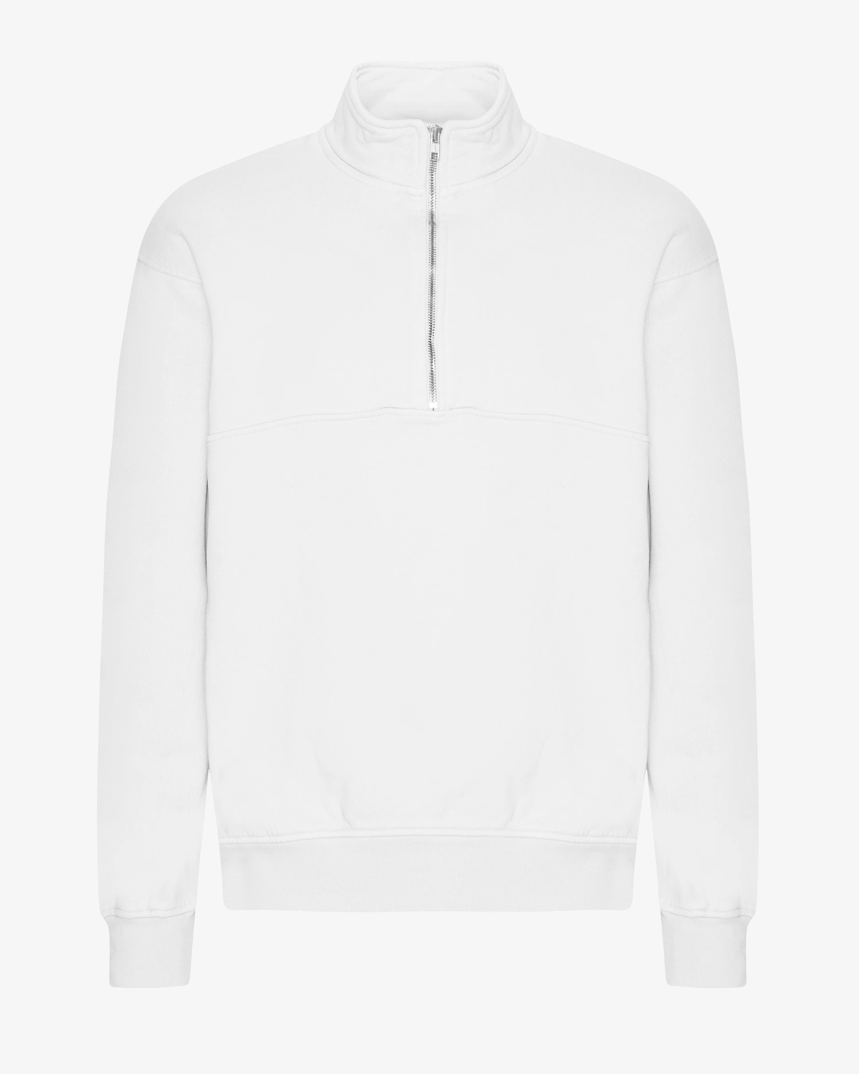 Organic Quarter Zip - Optical White