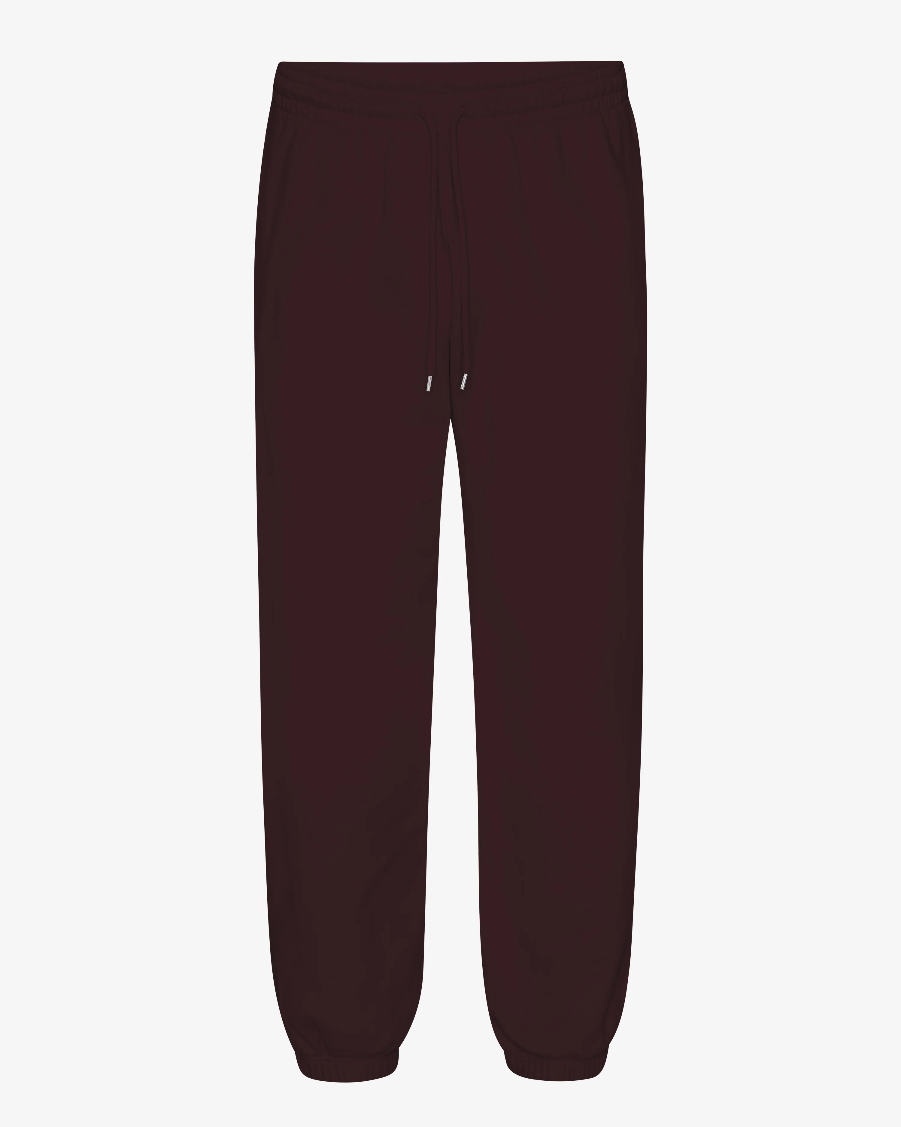 Organic Relaxed Sweatpants - Oxblood Red