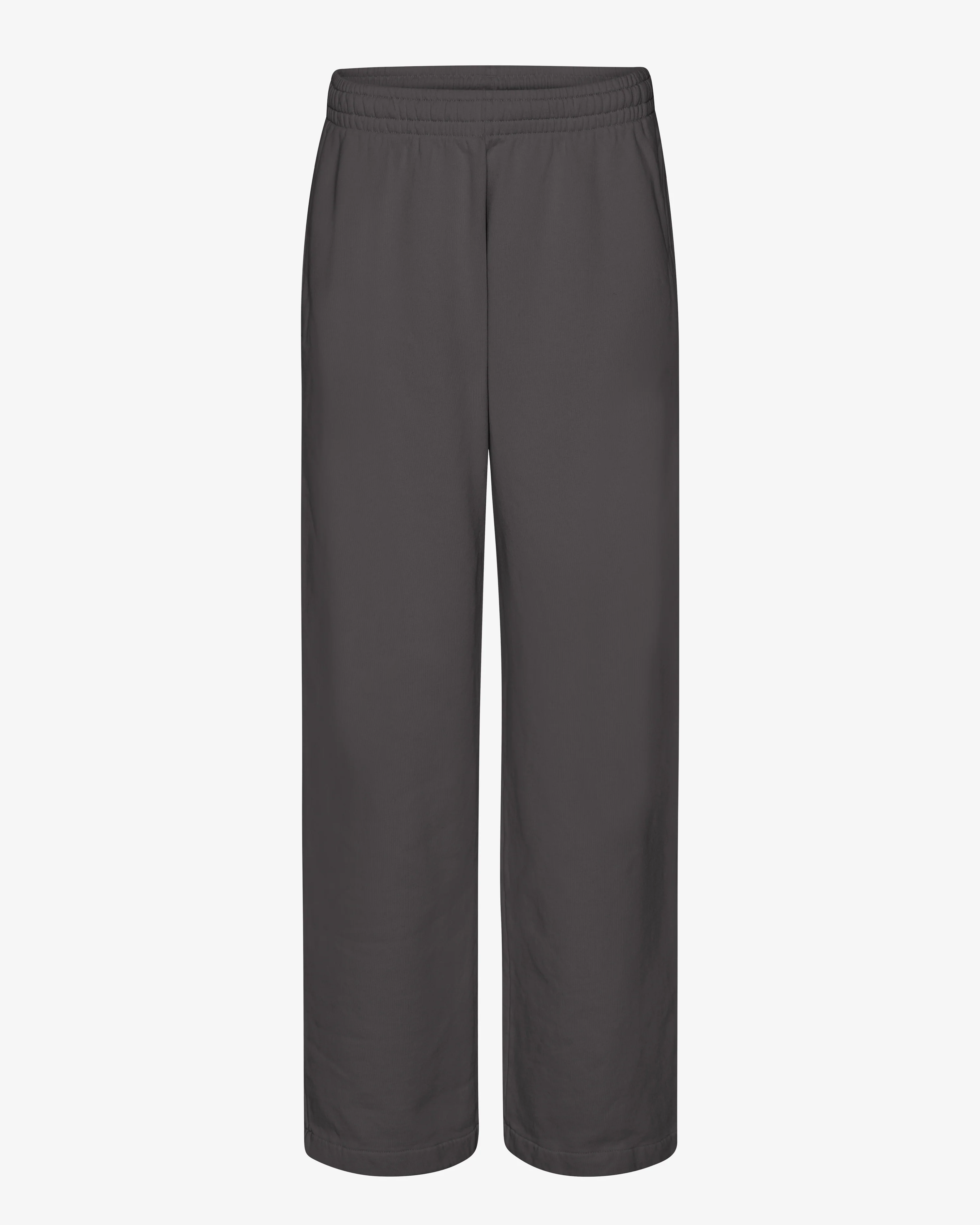 Organic Straight Leg Sweatpants - Lava Grey