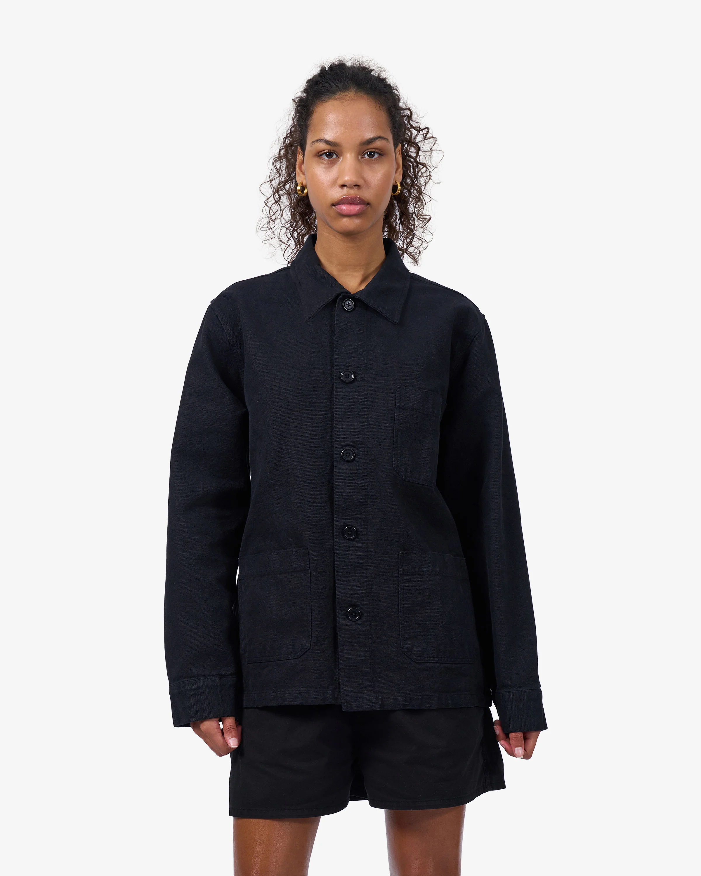 Organic Workwear Jacket - Cedar Brown - Image 2