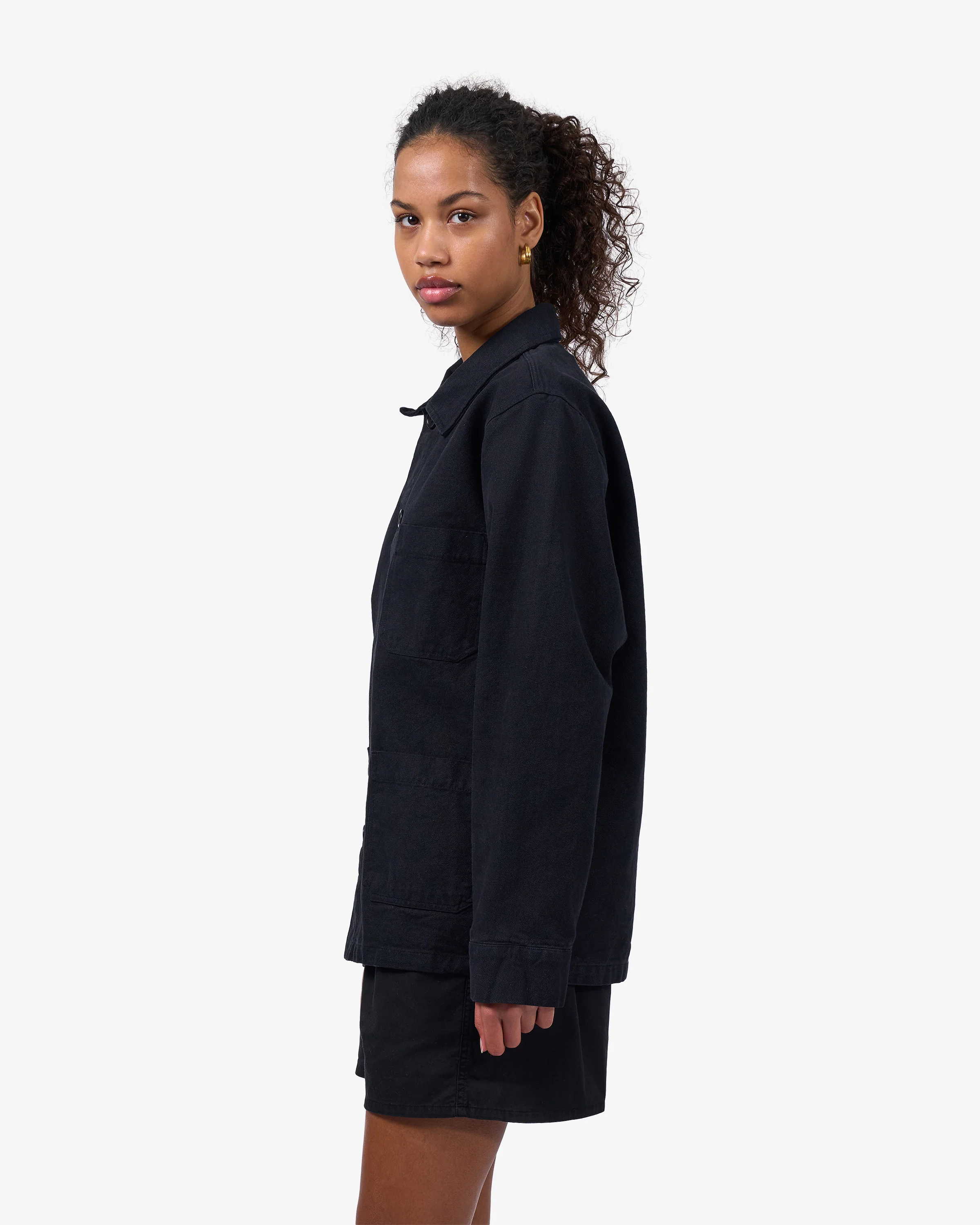 Organic Workwear Jacket - Cedar Brown - Image 3