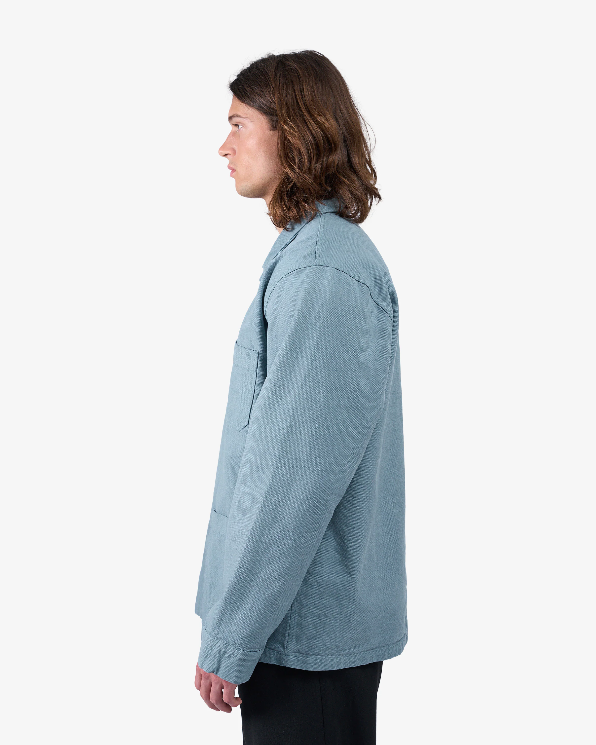Organic Workwear Jacket - Cedar Brown - Image 3