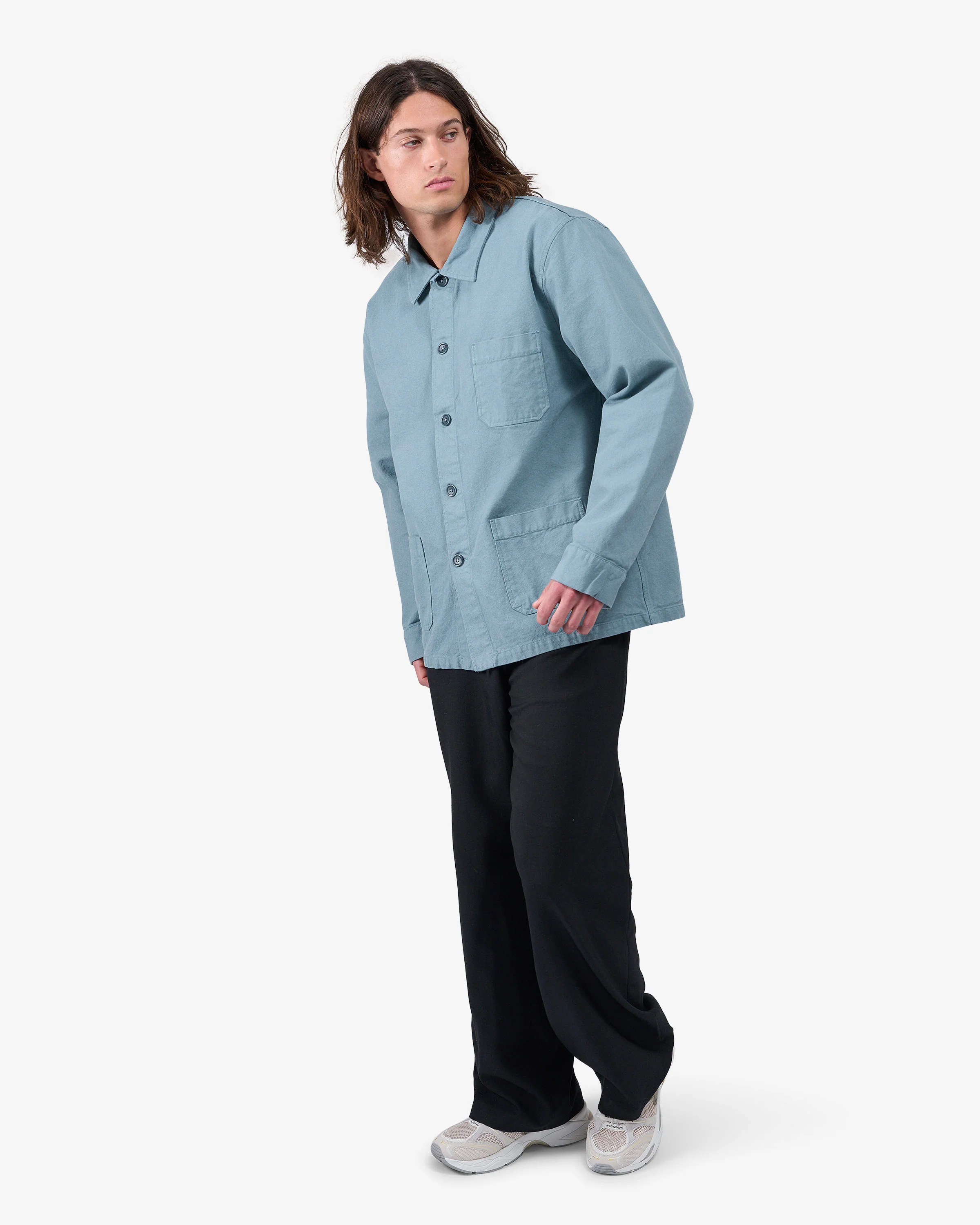 Organic Workwear Jacket - Cedar Brown - Image 4