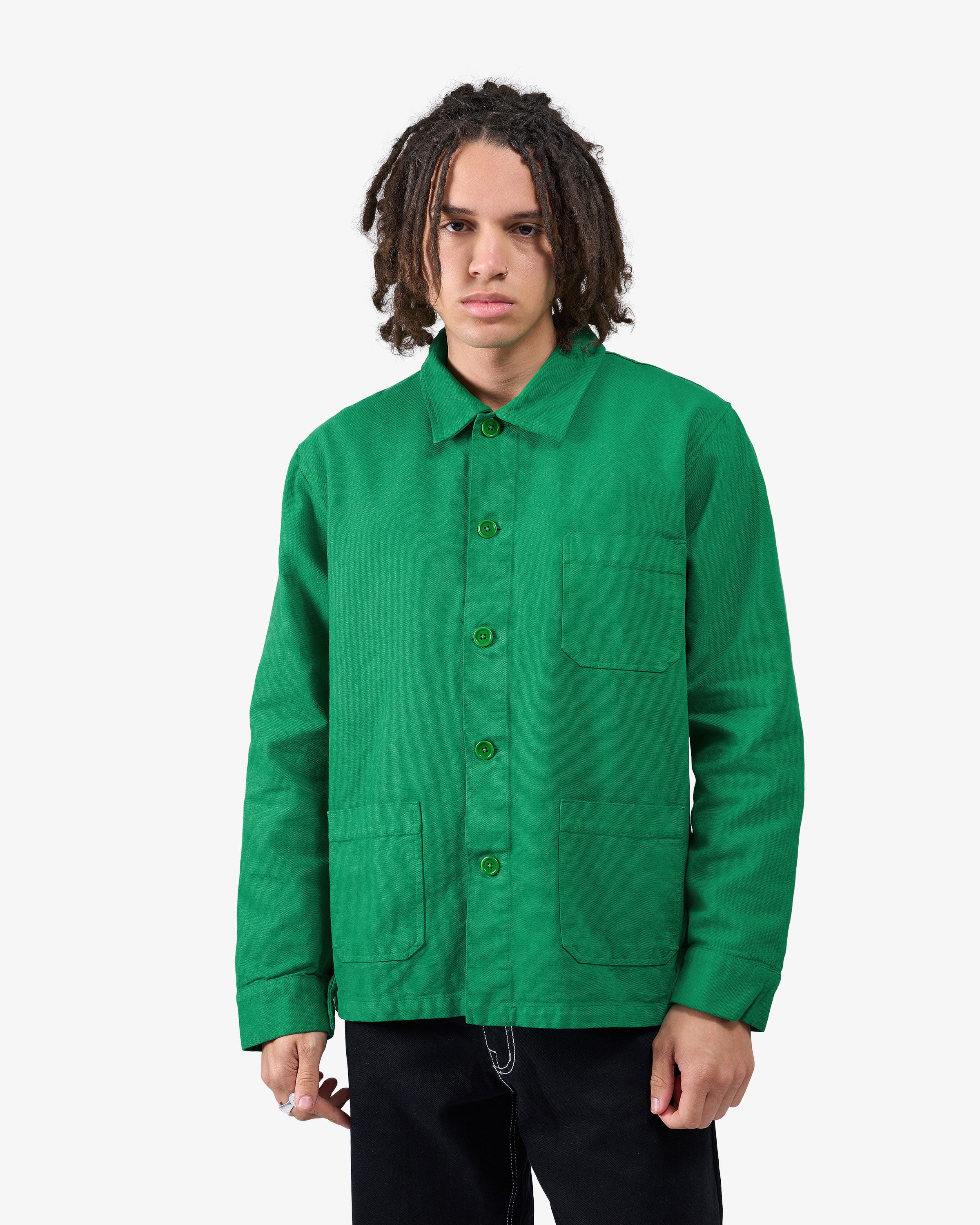 Organic Workwear Jacket - Desert Khaki - Image 2