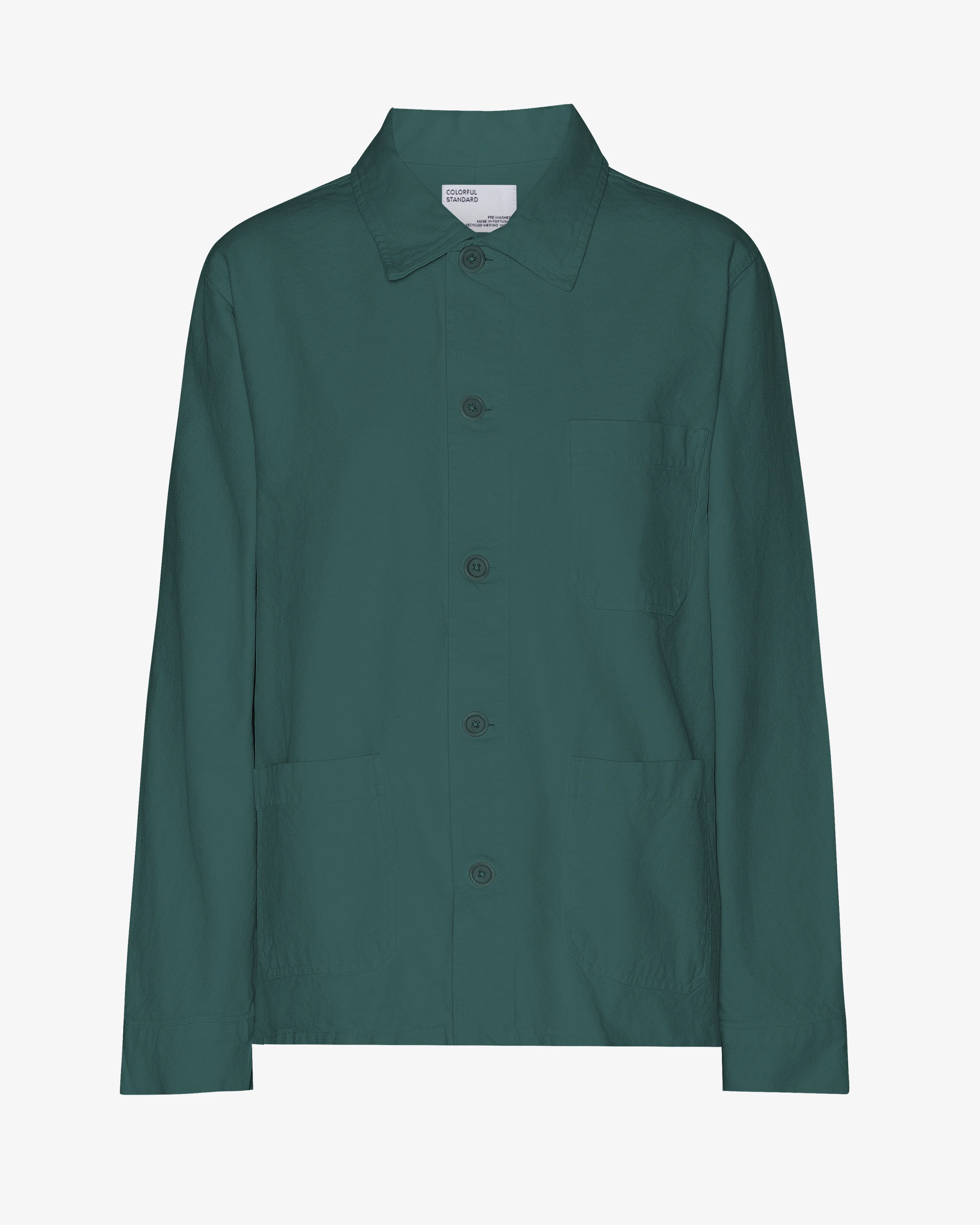 Organic Workwear Jacket - Ocean Green