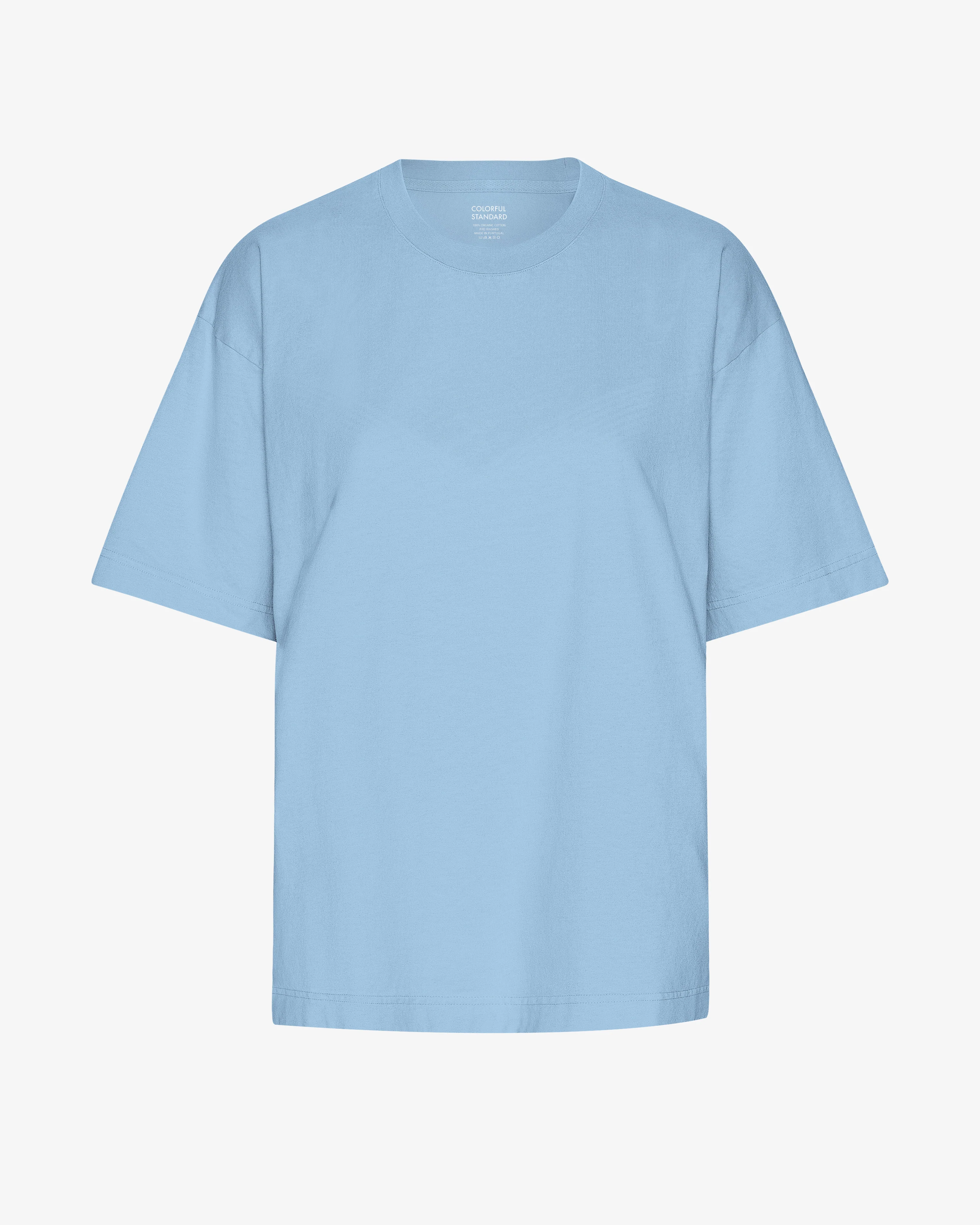 Oversized Organic T-Shirt - Seaside Blue